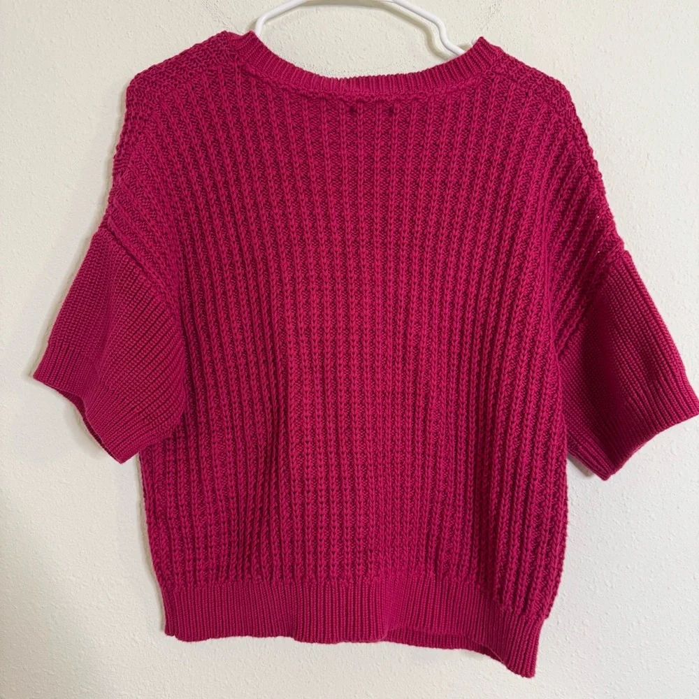 Sundance my everyday v-neck sangria sweater - Picture 5 of 5